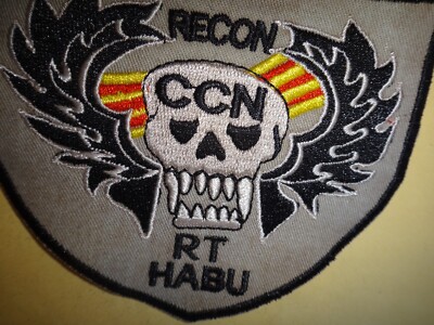 Vietnam War US Army MACV-SOG RT HABU RECON CCN Patch | eBay