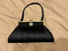Vintage Mid Century Black Tyrolean Purse