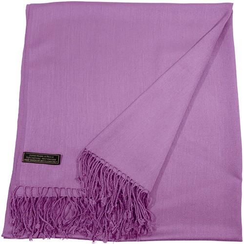 CJ Apparel Mauve Einfarbig Design Schal Sekundenschal Halstuch Stola Pashmina NEU - Bild 3 von 12