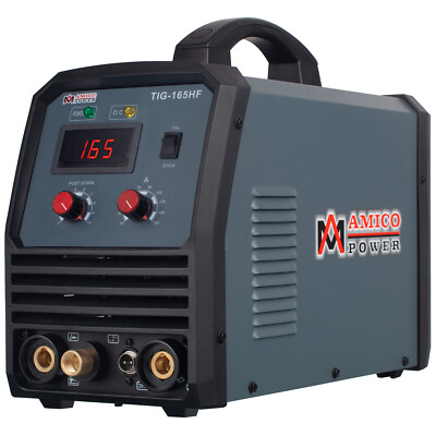 TIG-165HF, 160 Amp TIG Torch Stick Arc Welder, 100V~250V Welding, 60% Duty Cycle