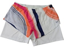 Nike Women's Athletic Shorts Stripe Multicoloured Polyester - XL