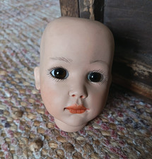Vintage Porcelain Signed Gillie Doll Head
