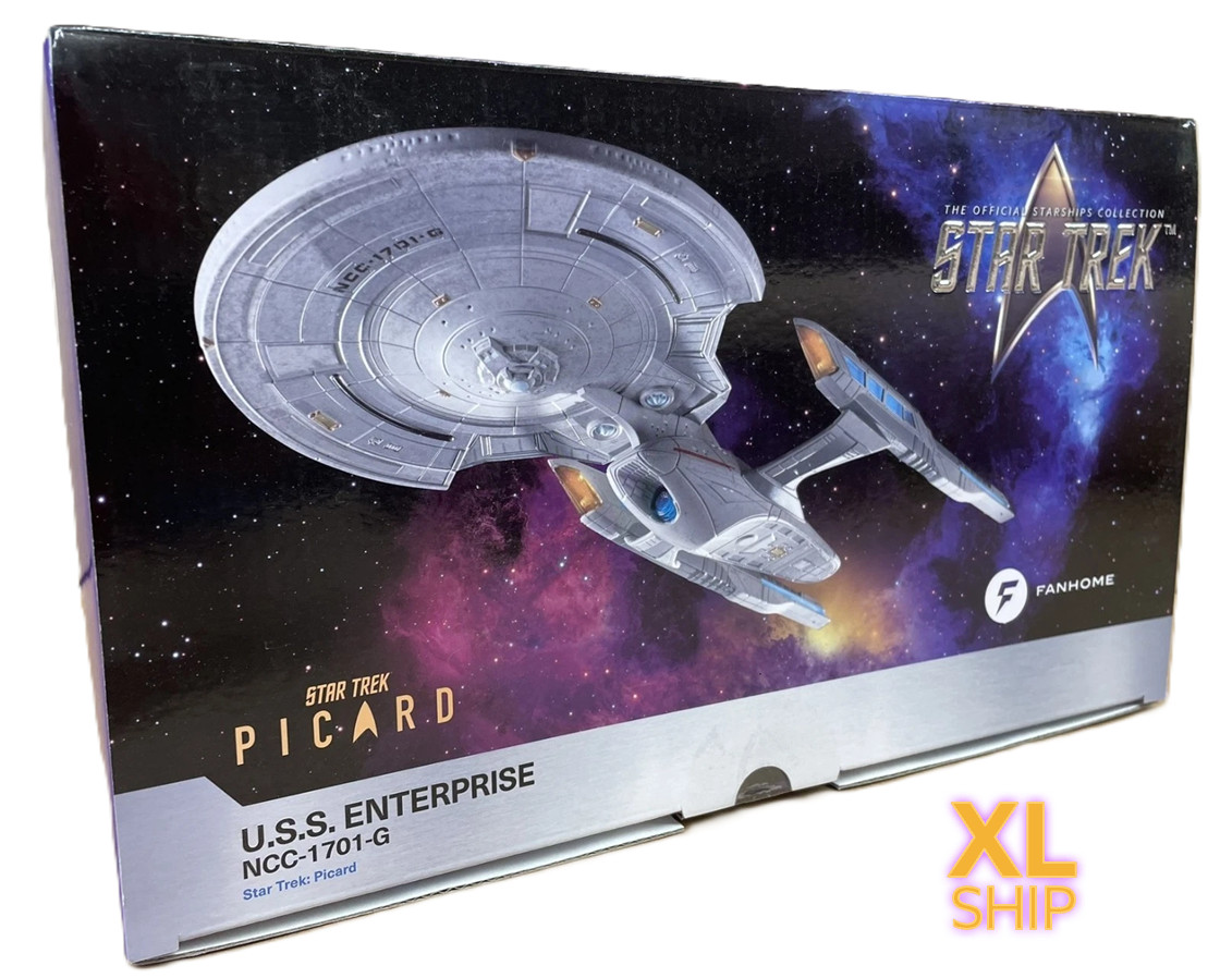 Fanhome Eaglemoss Star Trek Picard Enterprise NCC-1701-G Modelo XL