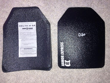 Armor Express Medium Delta III Level III Strike Face Hard Body Armor Plates NEW