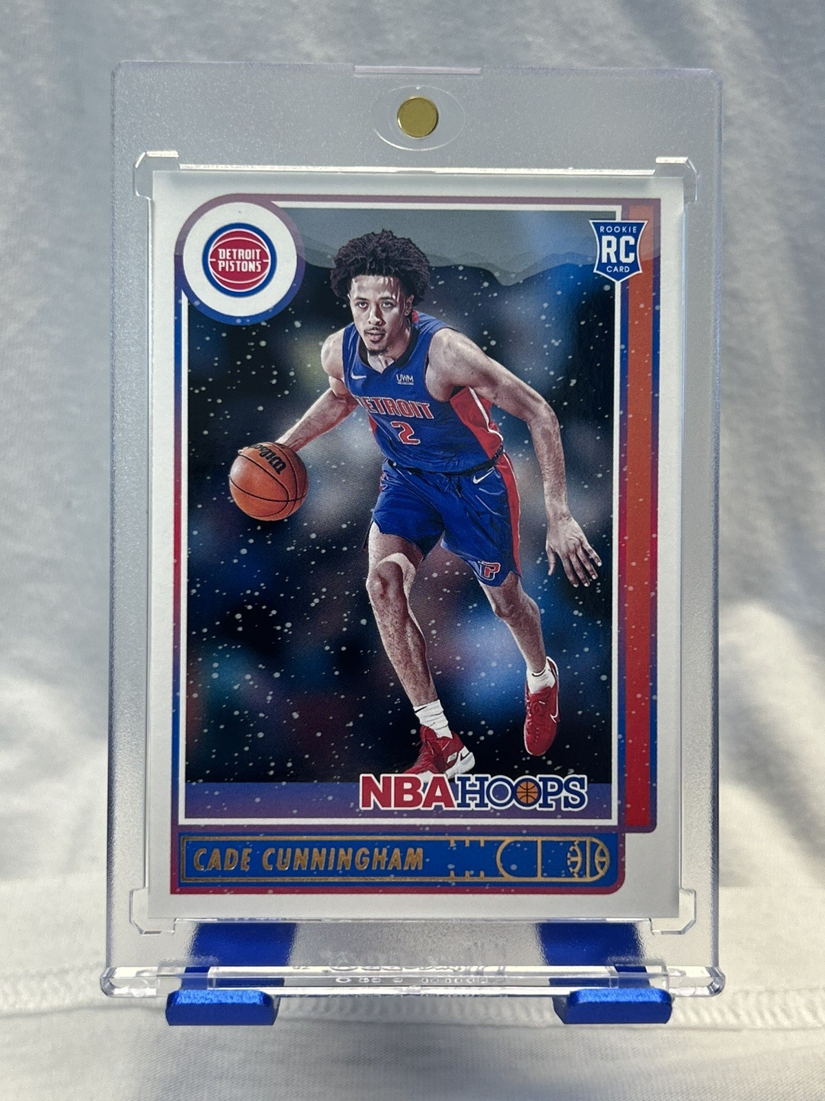 2021-22 Panini Hoops Winter Cade Cunningham RC Rookie #201 Pistons