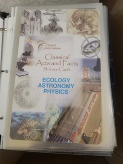 Classical Conversations Acts and Facts Science Cards Ecology Astronomy Physics