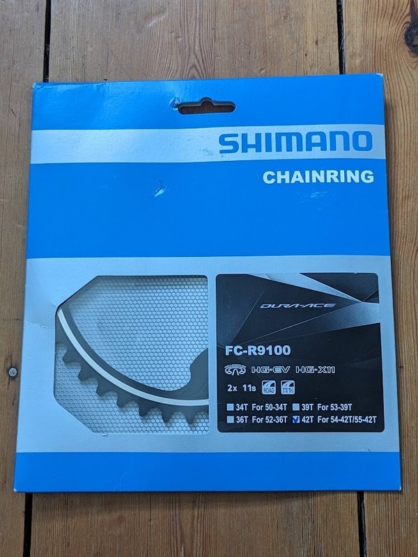Shimano Dura-Ace FC-R9100 11-Speed Inner Chainring 42t for 55 54T to 42T setup