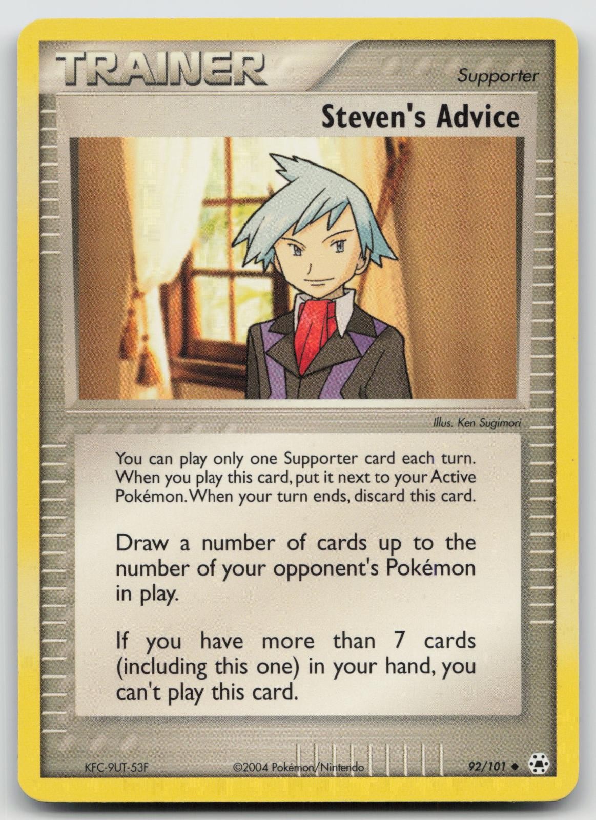 Steven's Advice 92/101 Uncommon Hidden Legends Pokemon Lightly Played