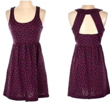 Urban Outfitters Silence + Noise plum purple and black dress size medium
