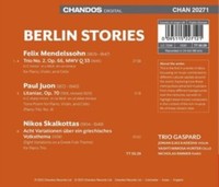 Trio Gaspard - Berlin Stories Mendelssohn J - Cd - G4Z
