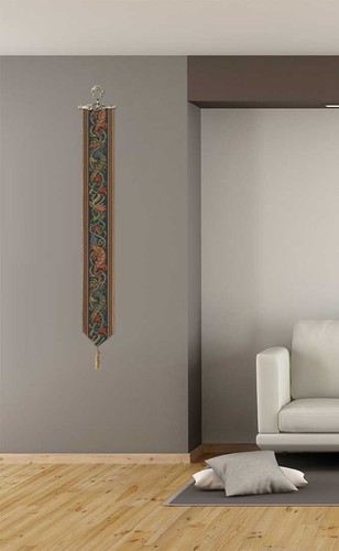Hunt of the Boar I decoration Tapestry Bell Pull NEW - Afbeelding 2 van 8