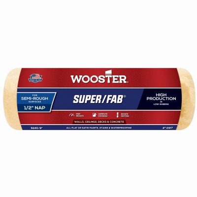 Super/Fab Roller Cover 1/2-In. Nap, 9-In. - R240-9