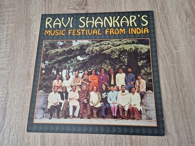 RAVI SHANKAR '' MUSIC FESTIVAL FROM INDIA'' 12'' VINYL RECORD