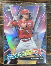2024 Topps Chrome Update #FSU-8 Matt McLain Future Stars
