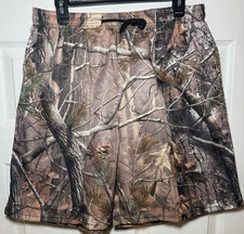 Mens Quick Dry Swim Trunks with Mesh Lining-Camo/Lg