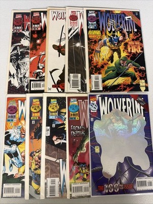 WOLVERINE #100 101 102 103 104 105 106 107 108 109 Marvel Comics Run Lot VF *R13