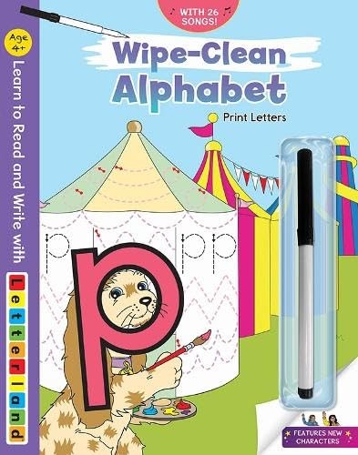 Wipe-Clean Alphabet - Print Letters by Lisa Holt Paperback Book - Image 2
