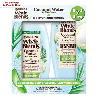 Whole Blends Moisturizing Shampoo and Conditioner, Dehydrated Hair, 1 Kit