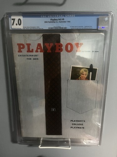 Playboy v5 #9 September 1958 CGC 7.0
