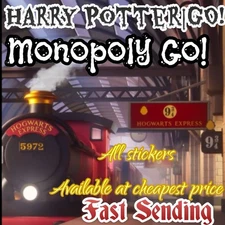 Monopoly Stickers_GO 1🌟- 5🌟𝓗𝓐𝓡𝓡𝓨 𝓟𝓞𝓣𝓣𝓔𝓡 (All Stickers Available)