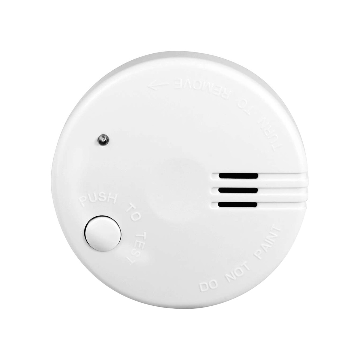 Détecteur de fumée photoélectrique Alecto blanc avec alerte sirène puissante de 85 dB