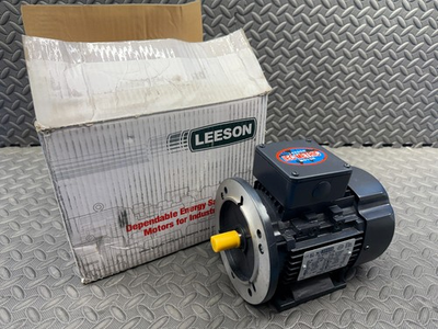 #ad Leeson Electric 192035.00 1 2HP 1700RPM 60Hz 3 Phase IEC Electric Motor $399.95