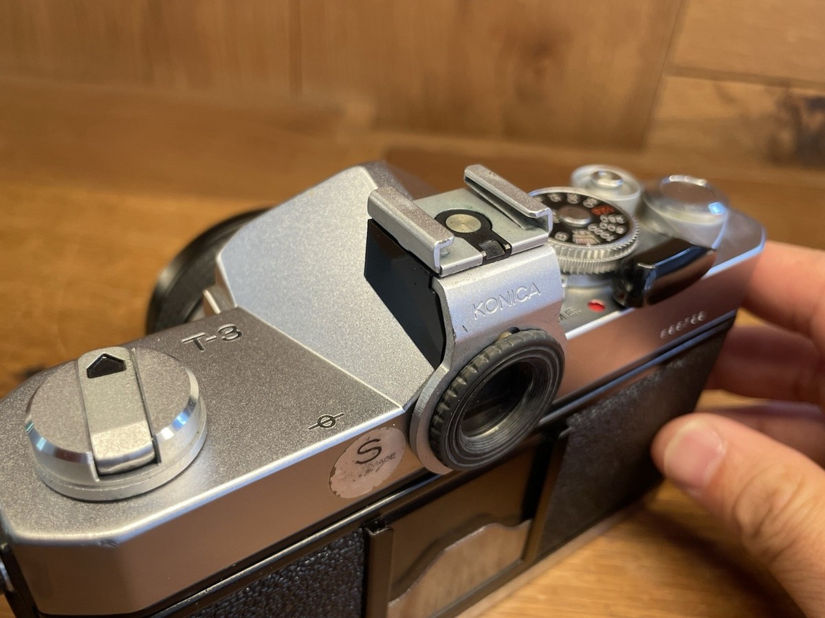 コニカ AUTOREFLEX T3 HEXANON AR 50mm F/1.7 Exc+5* Konica Autoreflex T3 Film Camera Early Model Hexanon AR