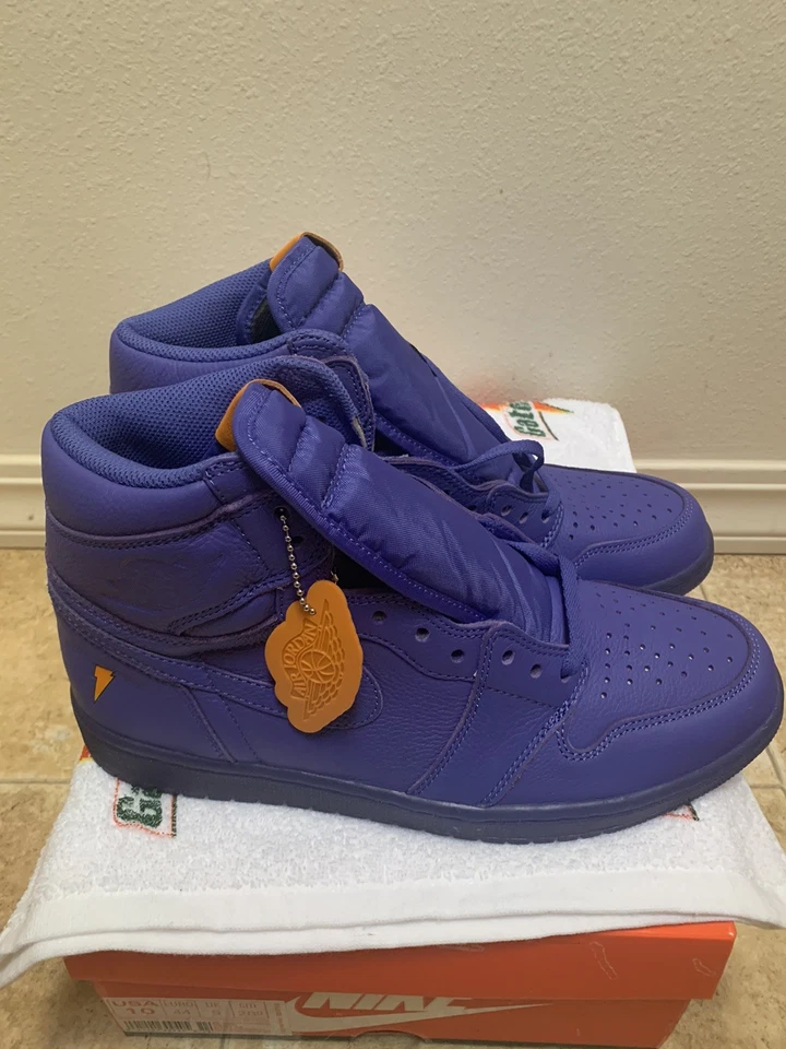 Talla 10 - Air Jordan 1 Retro OG G8RD High Rush Violeta Foto 3 de 4