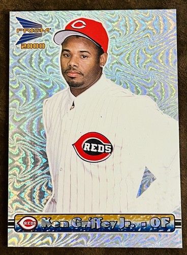 2000 Pacific Prism Ken Griffey Jr Cincinnati Reds Slider Silver Card #133 PR 565
