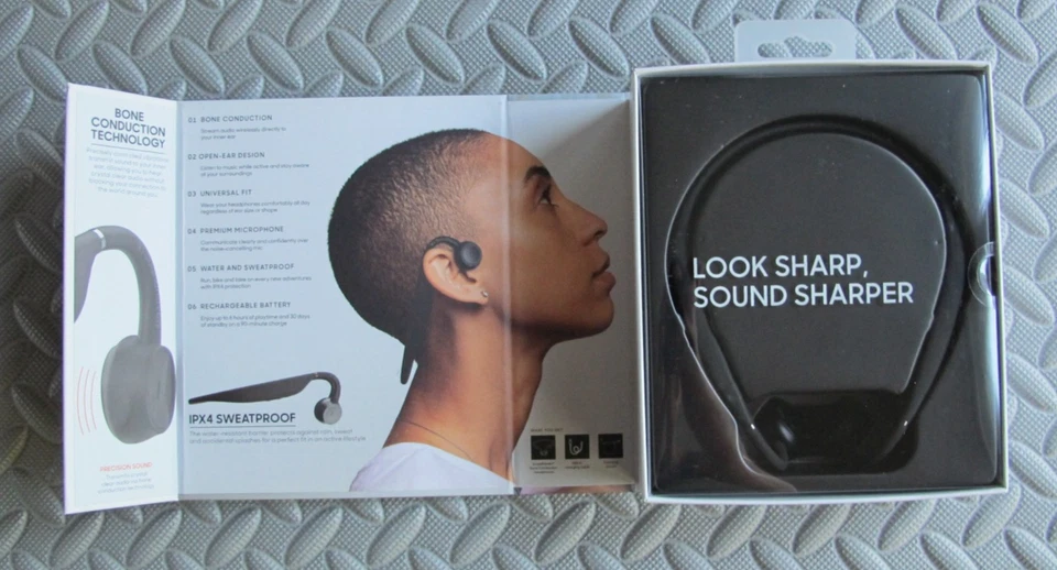 SHARPER IMAGE Soundhaven Wireless Bone Conduction Headphones - Image 3 of 3