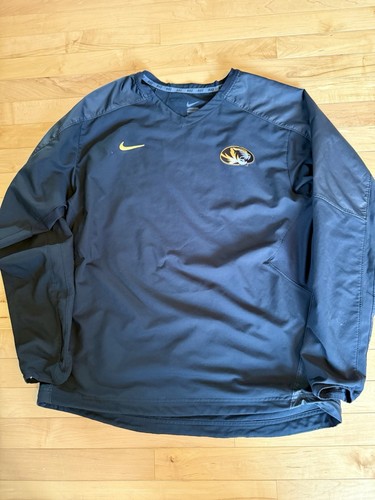 Nike Windbreaker Pullover Mens L Center Mizzou Missouri Tigers