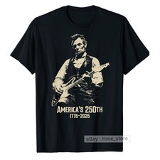 Abraham Lincoln Playing Guitar T-shirt 4th of...