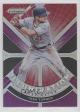 2021 Panini Prizm Illumination Purple Prizm Trea Turner #IL-11 0nr3