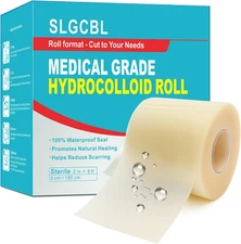 Medical Grade Hydrocolloid Bandages Roll, XL Hydrocolloid Pimple Patch Roll for