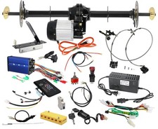 40" Go kart Rear Axle Kit 72v 1500W Differential Motor For Tricycle Golf Cart