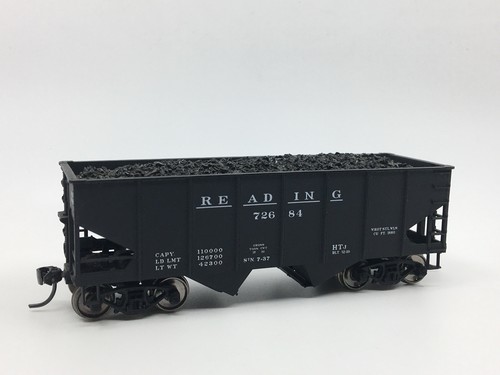 HO Accurail Reading USRA 55 toneladas 2 bahías tolva de carbón coche RDG #72684 ruedas de metal | Zustand: Used