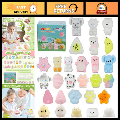 28pcs Fidget Toy Set, Squishy Party Favors for Kids & Teens, Classroom Gifts, Go
