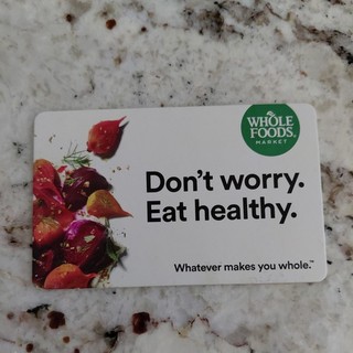 Whole Food Gift Card $40 unused