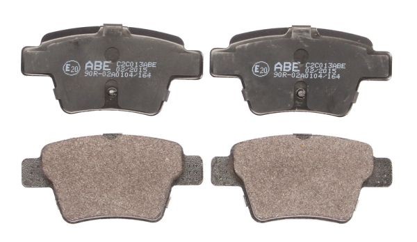 Hinterachse ABE C2C013ABE Bremsbelagsatz, Scheibenbremse FüR CitroËN,Peugeot-image