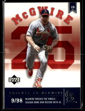 2002 Upper Deck Prospect Premieres #102 Mark McGwire Baseball Card 2903A
