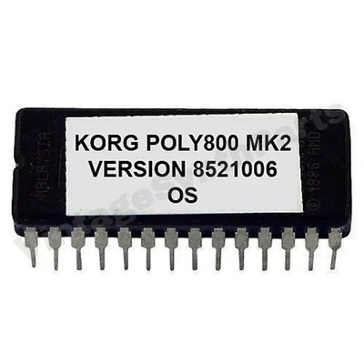 Korg Poly-800 Mkii - Version #851006 Firmware Update OS Upgrade Eprom Poly800 Ic