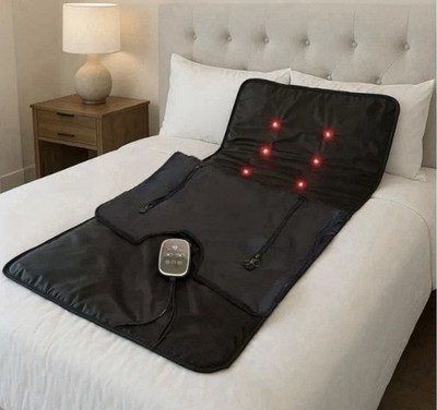 LifeTrend Infrared Sauna Blanket w/R. Light Therapy Portable Excellent Condition