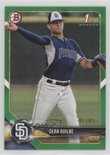 2018 Bowman Draft Green 91/99 Sean Guilbe #BD-144 0b5