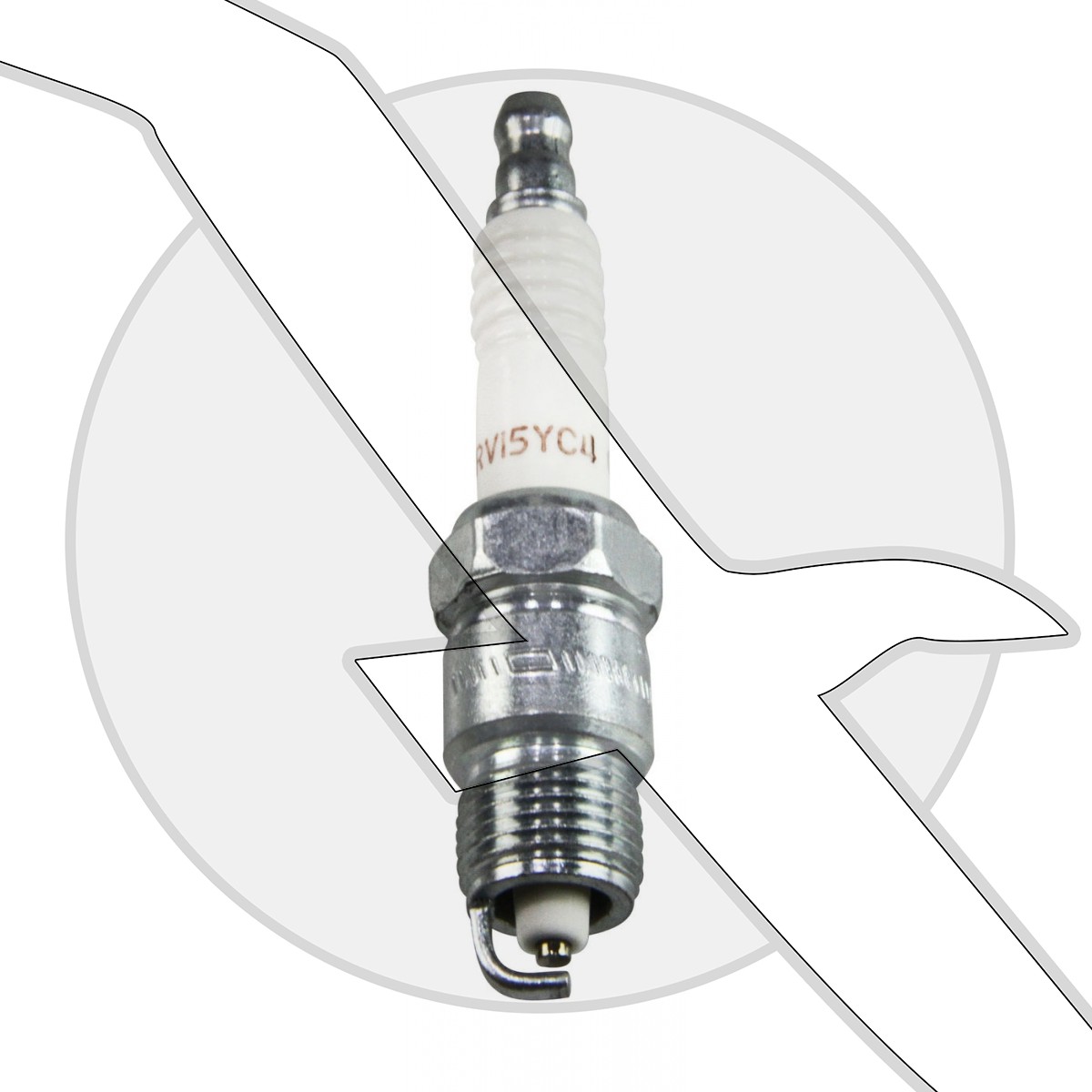 Volvo Penta Genuine Original OEM Spark Plug Kit 3851859