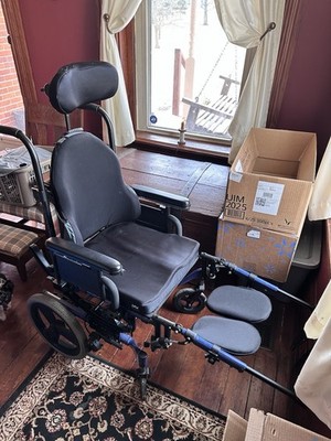 Quickie IRIS Tilt & Recline Wheelchair 18x18 JAY Cushion J3 Back True Fit