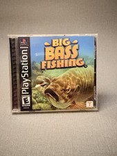 Big Bass Fishing Sony PlayStation PS1 Fishing Game