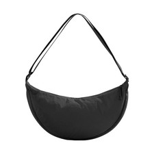 Crescent Crossbody Bag Large,Crossbody Sling with Adjustable 9.5L, Black