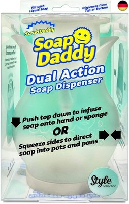 Scrub Daddy Soap Daddy Seifenspender Küche und Bad, nachfüllbarer S