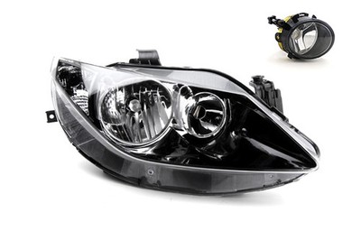Scheinwerfer Halogen passend für Seat Ibiza 6J 03/2008 -02/12 H7 H7 Re. + Nebel.
