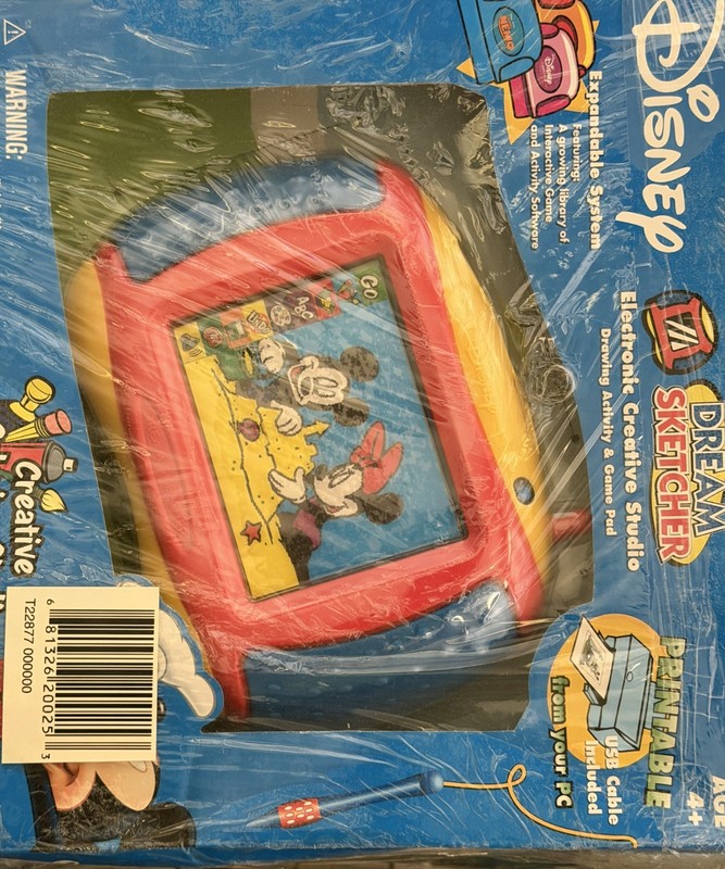 Vintage Disney Dream Sketcher Electronic Creative Studio Drawing Pad NEW Sealed